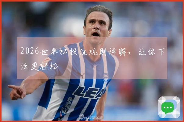 2026世界杯投注规则详解，让你下注更轻松